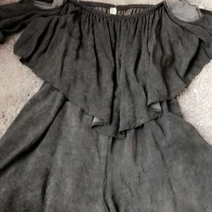 off the shoulder romper